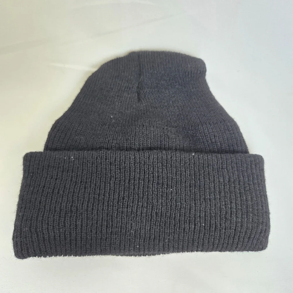 WNY National Cemetery‎ Beanie Black Honoring Those Who Served Folded Flag Patch